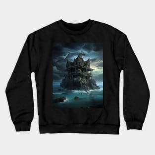 Sinister Seclusion: Dreadful Vacations Crewneck Sweatshirt